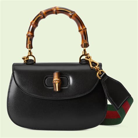 bolsa gucci alça bambu original|bolso Gucci bamboo.